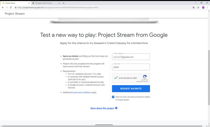 Chrome Project Stream